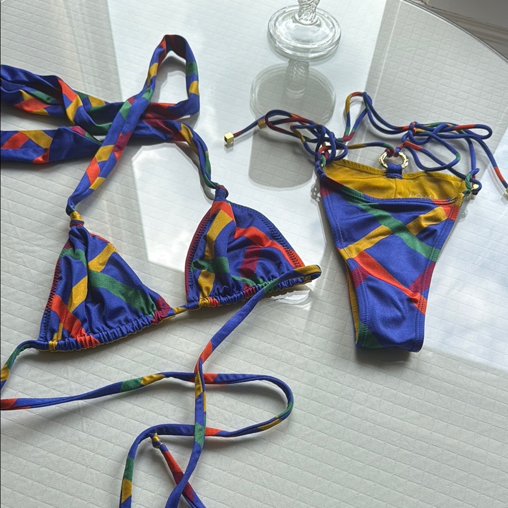 Sommer Swim Colorful Geometric Bikini Set